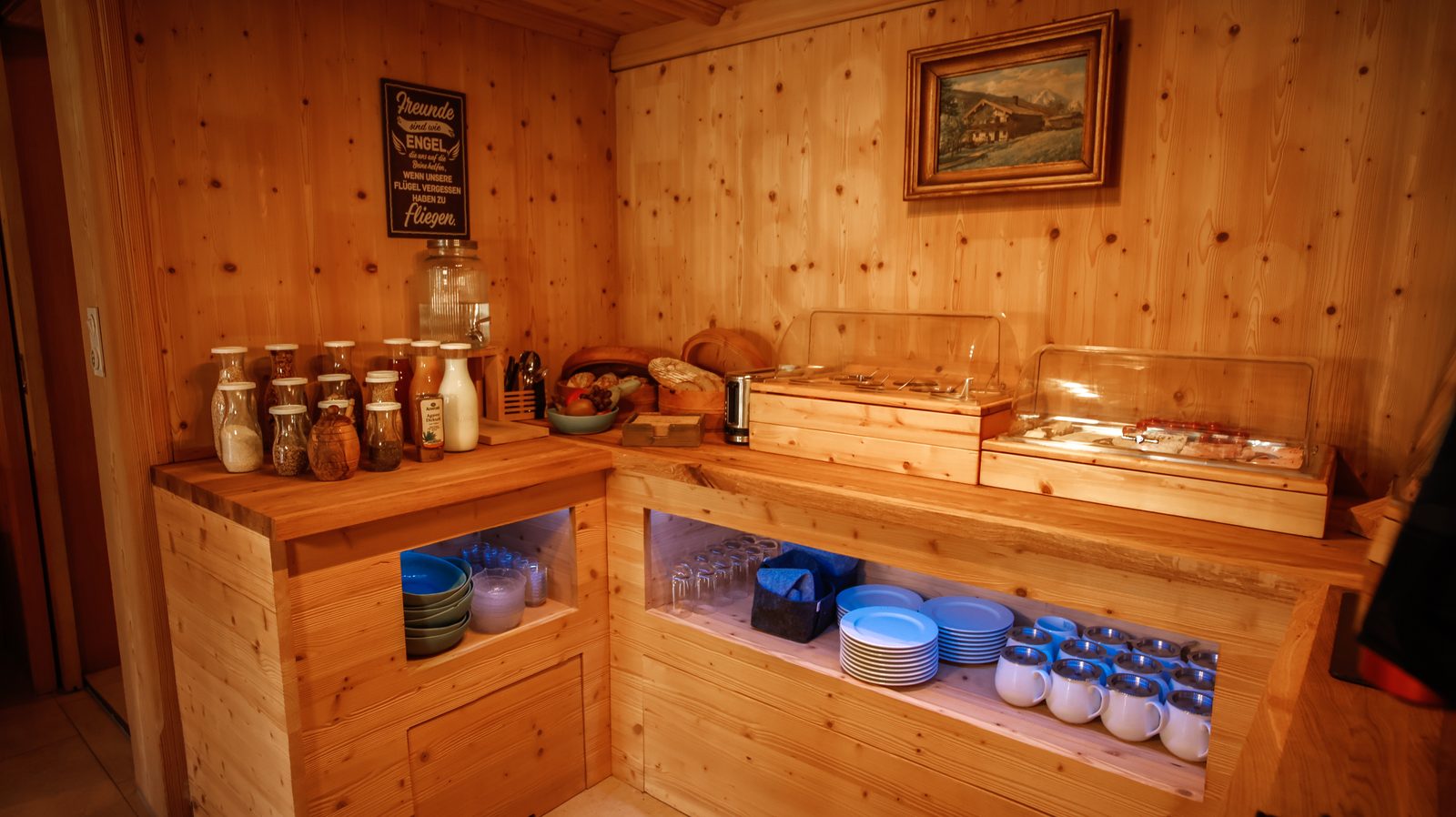 Frühstücksbuffet im Überblick