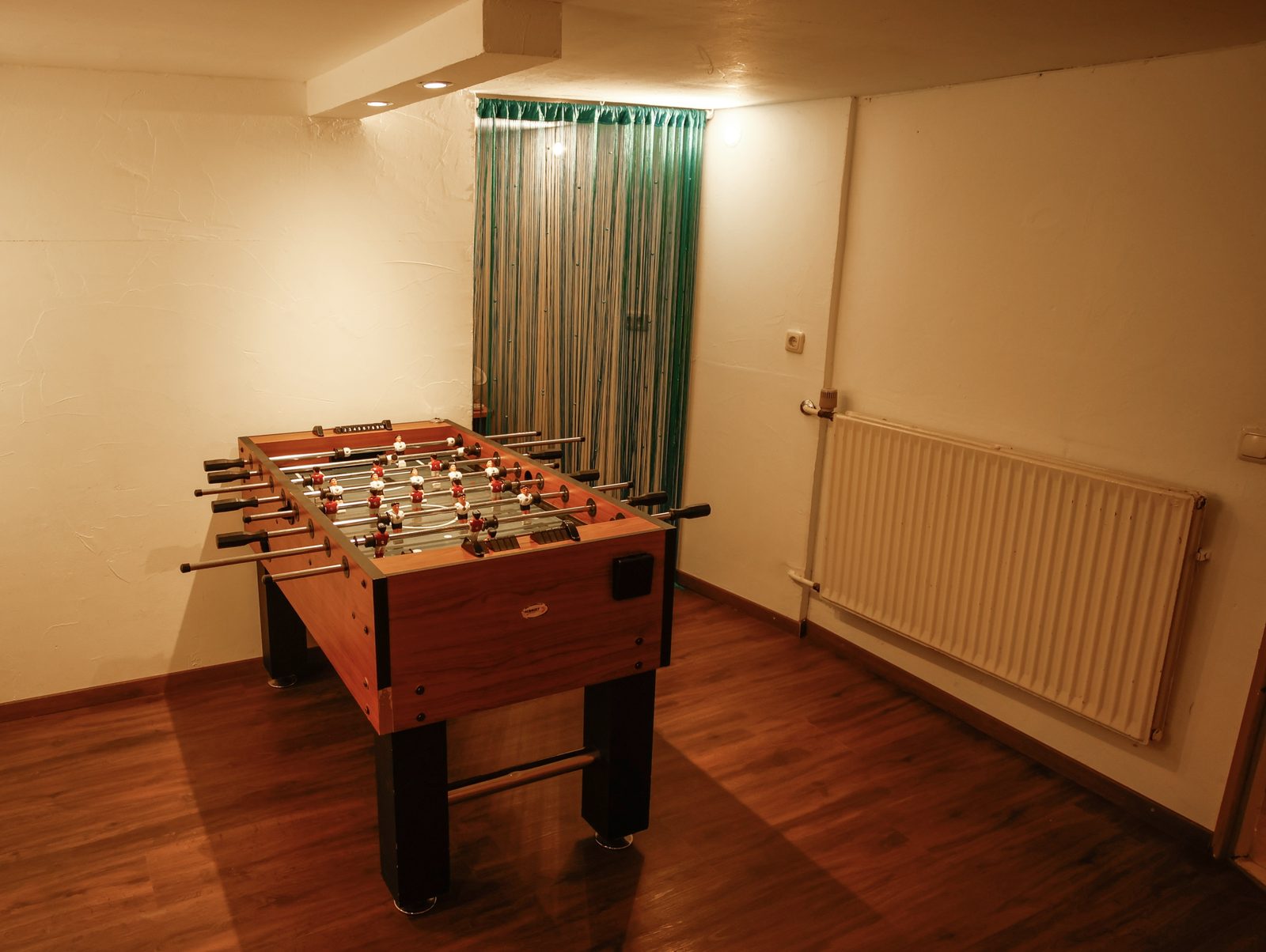 Kicker-Tisch im Aufenthaltsraum